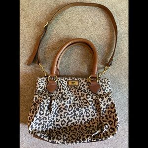NWOT JCrew Leopard Crossbody Satchel